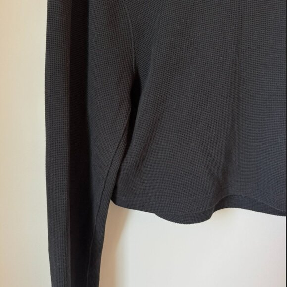 Lululemon Cropped Waffle Knit Hoodie - Picture 3 of 4